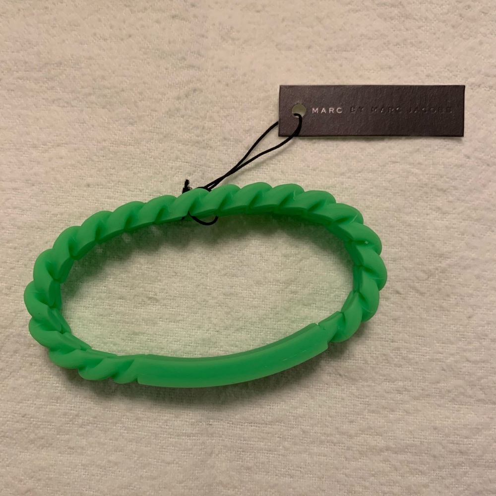 Marc by Marc Jacobs Green Braided Bracelet. NWT.